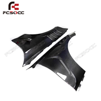 Fender Depan Serat Karbon untuk BMW Seri 3 G20 M340i G28 2020-2024 Model AR Ventilasi Udara Samping Bumper Depan Suku Cadang Mobil