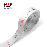 HUAWEI Vente en gros Bande de rideau S Fold en sangle de polyester avec rivets en aluminium, bande de plis ondulés pour rideaux à glissières