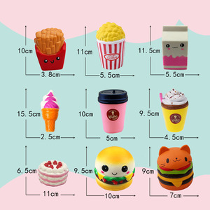 Juguetes de Descompresión de PU de Rebote Lento, Simulación de Comida, Pastel, Juguetes para Niños, Regalos para Fiestas, Venta al por Mayor, Embalaje OPP - Product Image 1
