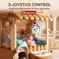 KZHM Jouets éducatifs : Machine à griffes à monnayeur pour enfants, mini machine à griffes pour peluches et œufs surprise, pièces de machine d'arcade, ensembles cadeaux pour enfants
