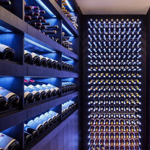 Vinoteca de Madera Maciza Bajo Escalera, Mueble para Vinos que Ahorra Espacio, Ecológico, con Temperatura Constante, para Sala de Estar u Hotel - Product Image 2