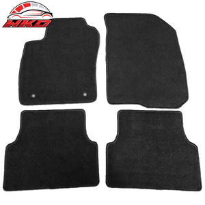 Alfombrillas para Chevrolet Sonic 12-20, 4 piezas, alfombras antideslizantes delanteras y traseras para coche, terciopelo negro - Product Image 1
