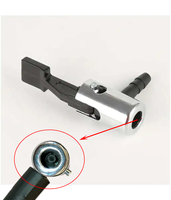 Ensemble de gonflage de pneus à pression manuelle de 30 cm pour voitures avec fonctions de dégonflage et de rotation avec tête de presse