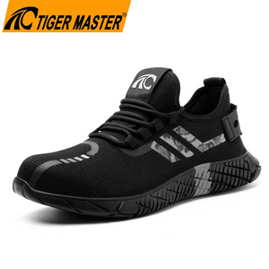 Tiger Master Oil résistant à l'acide semelle en caoutchouc antidérapante orteil en acier Anti-<span class=keywords><strong>crevaison</strong></span> atelier pour hommes chaussures de sécurité élégantes respirant - Product Image 1