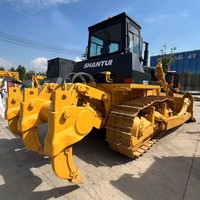Bulldozer sur chenilles Shantui SD22 d'occasion, 162 kW/220 CV, capacité de lame de 6,4 m³, bulldozer sur chenilles haute performance