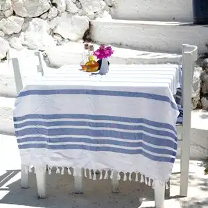 Large Summer Sand-free Turkish Striped 100% Cotton Beach Towels Fabric with LOGO Custom Seaside serviette de plage