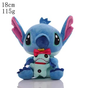 Oso de Peluche <span class=keywords><strong>Kawaii</strong></span> de 8 Pulgadas de Mickey, Lilo y Stitch, Relleno de Algodón PP, Muñeco de Trapo para Alivio del Estrés, para Comercio Transfronterizo - Product Image 4