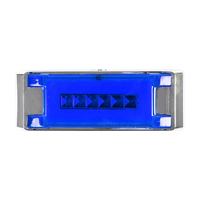 Feu de gabarit latéral LED à large surface avec guide de lumière, clignotant dynamique séquentiel, lampe d'avertissement arrière pour camion et remorque