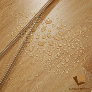 Superficie de cristal de <span class=keywords><strong>arce</strong></span> rojo oscuro <span class=keywords><strong>Suelo</strong></span> <span class=keywords><strong>laminado</strong></span> de madera de 7mm 8mm Hdf - Product Image 4