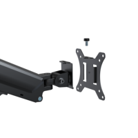 Soporte de Brazo para Monitor con Resorte de Gas AUKI, Soporte de Pared para Pantallas de Ordenador de 13"-32", Soporte de Pared VESA