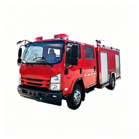 Camion-citerne diesel de sauvetage mini neuf 4x2, fabriqué à Hubei, 4000 litres, 150-250 CV, transmission manuelle, camion de lutte contre l'incendie, excellent état