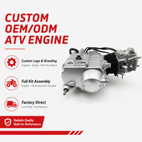Quad tout-terrain Small Bull 110cc 125cc avec moteur horizontal, démarrage électrique/à manivelle, automatique, refroidissement par air, personnalisable OEM