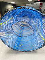 Jaula Plegable para Peces de 80*120cm, 80*150cm, 80*180cm, 8mm, Trampa para Peces, Jaula para Salmón, Bacalao y Lingüete, para Nueva Zelanda