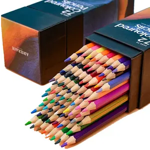 Produsen alat tulis murah Lapices De Colores besar kayu standar 2b Hb heksagonal pensil warna untuk sekolah