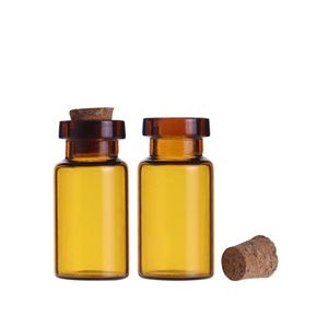 Mẫu nhỏ mini nút chai chai 2ml 3ml 5ml 6ml 7ml hổ phách kính y lọ chai - Product Image 4