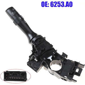 Citroen สวิตช์สัญญาณไฟเลี้ยว6253A0 6253 A0สำหรับเปลี่ยนชิ้นส่วนควบคุมไฟรถยนต์ - Product Image 4