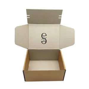 Mailer Boxes Custom Printing Logo Shipping Corrugated Folding Box With Self Adhesive Zipper Mailing Gift Box