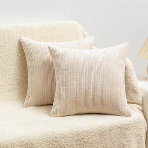 Sarung Bantal Hias Dekoratif 20*20 Inci, Sarung Bantal Chenille Nyaman untuk Sofa, Tempat Tidur, Ruang Tamu - Product Image 2