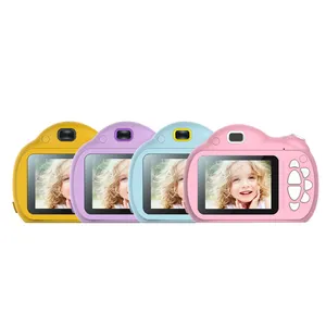 Girl Toys Gifts Kids Camera for 2 3 4 5 6 7 8 Years Old Birthday Camcorder 2 Inch Screen with 32GB Card for Children Preschooler