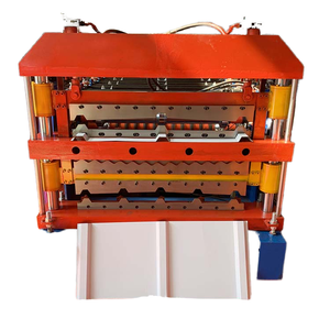 with Quality Corrugated Sheet Form Machine High Precision Triple Layers Rolling Forming Machines - Product Image 1