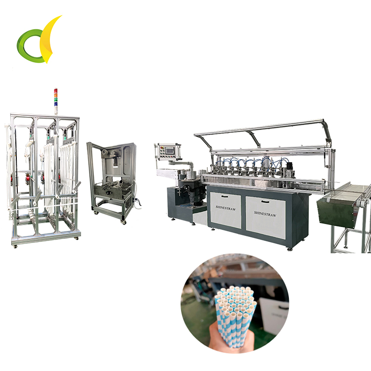 Полностью Автоматическая мульти фрезы Питание Бумажной Упаковки Машина для изготовления трубочек для машины