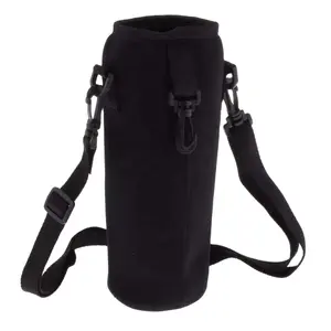 Strap Outdoor Sports Bottle Cup Set 1L Insulated Water Bottle Carrier Kettle Pouch Holder Bag W/ Shoulder