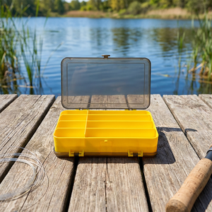 Boîte de rangement pour leurres de pêche à double face, multi-compartiments, boîte de rangement pour leurres de pêche, boîte de rangement pour appâts de pêche, boîte de rangement pour matériel de pêche - Product Image 1