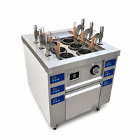 Cuiseur à nouilles à induction commercial 12KW en acier inoxydable, bouilloire à pâtes 380V Plug-and-Play pour restaurant, hôtel, cantine