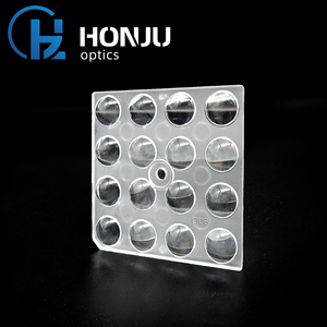 Lente Ottica HONJU HZ-5050-16H1-90D a 16 Perle, 90 Gradi, per Illuminazione Stradale, Trasmittanza 92%, 49.5x49.5mm, LED Industriale 125 - Product Image 2