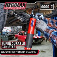 Pistol Grease Gun Bravex Baja Cold Drawn Heavy Duty Profesional 6000 PSI Nozzle Otomatis Dengan Quick Release Coupler 3-arah