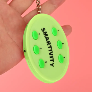 Khóa móc chìa khóa có thể ghi âm 6 nút, di động, bán sỉ, dùng làm quà tặng khuyến mãi - Product Image 4