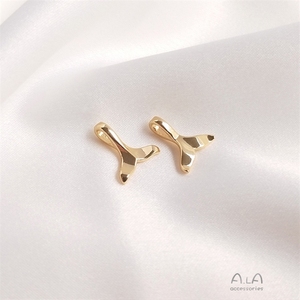 Ciondoli per Collane all'Ingrosso con Ritenzione del Colore, Coda di Balena e Sirena Placcate in Oro 14K, Accessori Fai-da-Te per Bracciali e Orecchini - Product Image 2