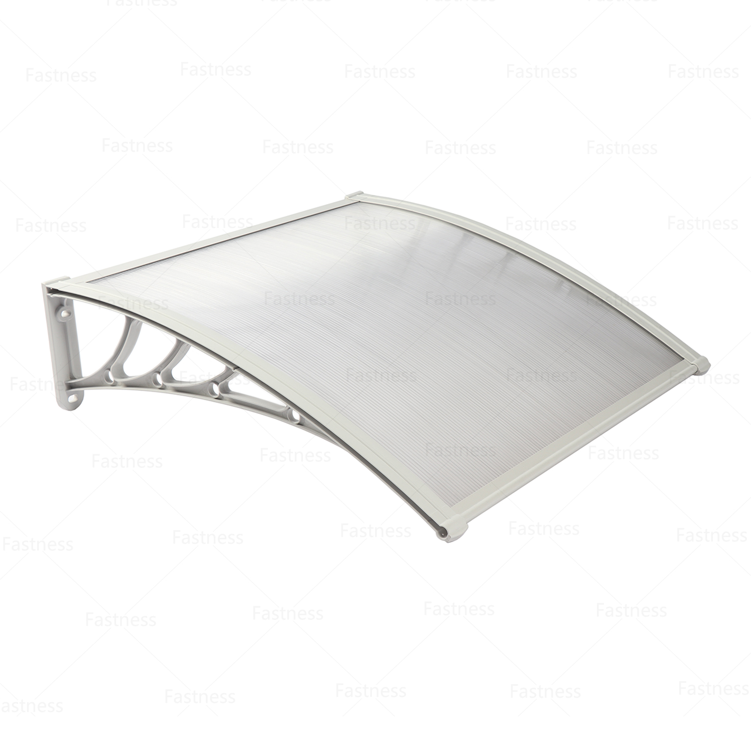 Panneau transparent à support gris