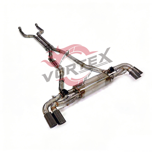 Escape Trasero Vortex de Acero Inoxidable con Válvulas, Acabado Pulido Espejo, Alto Rendimiento, Soldado con TIG para X5 G05 X6 M50I 4.4T - Product Image 3