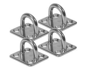 Plaque à œil carrée en acier inoxydable 304 - Product Image 2