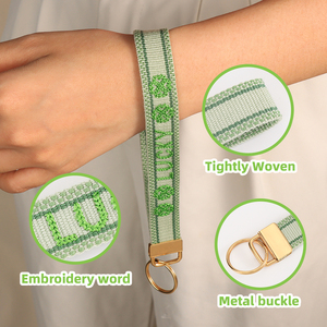 Meilleure Vente Usine : <span class=keywords><strong>Porte</strong></span>-clés Tressé Personnalisable 2026 – Broderie Personnalisée pour Hommes et Femmes - Product Image 2