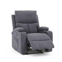 Fauteuil inclinable électrique à bascule en tissu pour une personne, fournisseur d'exportation de meubles, distributeur pour revendeurs