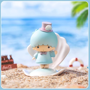 Figura Coleccionable Original MINISO de los Personajes de Sanrio de Blue Sea Holiday, Caja Sorpresa de PVC Japonesa, Juguete de Moda, Modelo <span class=keywords><strong>Kuromi</strong></span>, Regalo - Product Image 4