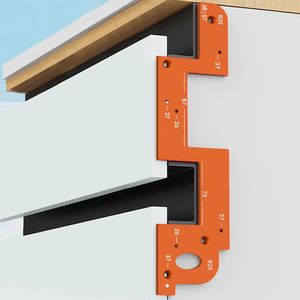 Plantilla de Posicionamiento para Ranuras de Tiradores Empotrados Invisibles, Herramienta Duradera de Aleación de Aluminio para Bricolaje, OEM/ODM para Armarios y Muebles de Cocina - Product Image 2