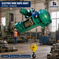 Nouvelle palan électrique à câble portable certifié CE/ISO9001, protection IP55, 380V/240V, vitesse de levage de 8 m/min, pour usage industriel