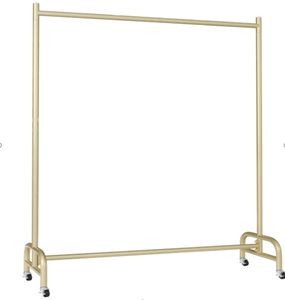 Espositore per Abbigliamento da Terra in Ferro dal Design Nordico Semplice, con Ruote Mobili e Rivestimento a Polvere, per Negozi di Abbigliamento <span class=keywords><strong>Donna</strong></span> e Bambino - Product Image 1