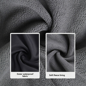 Pasamontañas PAIDES para Hombre, Negro, Cortavientos, Cálido, Ajustable, con Cubierta Facial, Capucha Térmica de Forro Polar, Gorro de Invierno - Product Image 4
