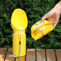 Bouteille d'eau pliable en silicone JiaBei, gamelle de voyage portable pour chiens, chats et autres animaux de compagnie