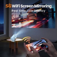 Proyector Portátil Personalizado de Marca, con Sistema Android 11, Pantalla LCD Mini Inteligente, Resolución 1280x720p, WiFi, Función de Espejo, Decodificación 4K