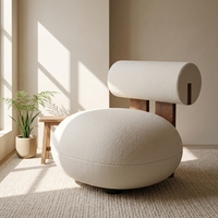 Fauteuil individuel rembourré en tissu moderne, personnalisable OEM/ODM, avec fonction rafraîchissante, pour usage domestique et commercial, mobilier d'intérieur