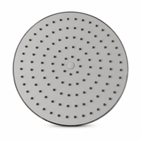 Douche de plafond moderne chromée haute pression avec jet de pluie à large couverture pour salles de bain de luxe et projets hôteliers