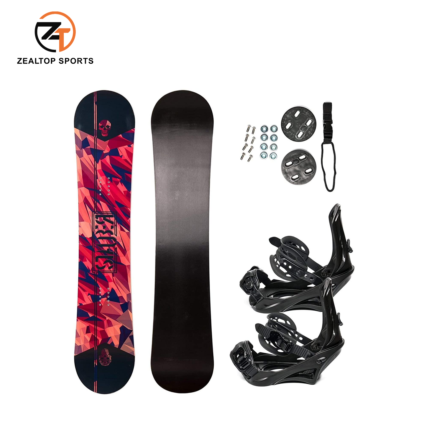 Custom Logo Snowboard Poplar Wood Core Carbon Fiber Adult Skis Board Snowboard Camber