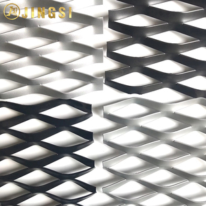 Thép không gỉ nhôm kim cương <span class=keywords><strong>S</strong></span> Nhà cung cấp HAPE kéo dài mở rộng lưới kim loại với thẩm mỹ hấp dẫn - Product Image 4