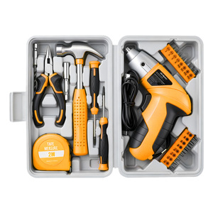 Hi-Spec 4V Rechargeable Electric Screwdriver Set 264mm Battery <b>Powered</b> Household DIY <b>Tool</b> Kit - Product Image 3
