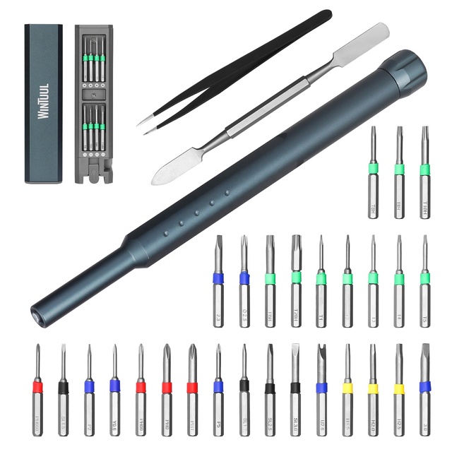 30 in 1 Unique Magnetic Mini Precision Screwdriver Set for Iphone Ipad Macbook Laptop Camera Watch Repair